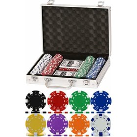 Supergifts Βαλίτσα Αλουμινίου με 200 Μάρκες / Ζάρια / 2 Τράπουλες Χάρτινες Supergifts Βαλίτσα Αλουμινίου με 200 Μάρκες / Ζάρια / 2 Τράπουλες Χάρτινες