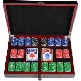 Bicycle Bicycle Deluxe Σετ 300 Μάρκες Πόκερ & 2 Τράπουλες Bicycle Bicycle Deluxe Σετ 300 Μάρκες Πόκερ & 2 Τράπουλες