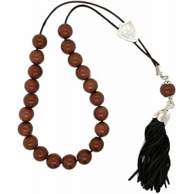 Κομπολόι Ασήμι 925 με Καφέ Χρυσόλιθο