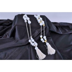 Fylliana Κομπολόι Άσπρο/Ασημί