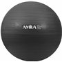 Μπάλα Γυμναστικής AMILA GYMBALL 55cm Μαύρη Bulk