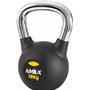 AMILA Kettlebell Rubber Cover Cr Handle 10Kg