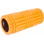 AMILA Foam Roller Plexus Φ14x33cm Πορτοκαλί/Μαύρο