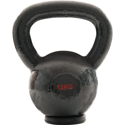 AMILA Kettlebell Cast Iron Rubber Base 12Kg