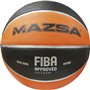 Μπάλα Basket MAZSA 0BB-41516 No. 7 FIBA APPROVED