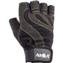 Γάντια Άρσης Βαρών AMILA Leather Μαύρο/Κίτρινο S