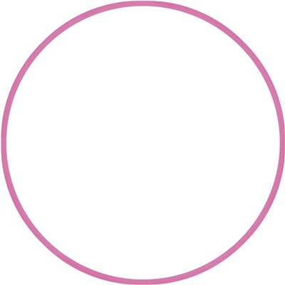 Χούλα-Χουπ HQ 70cm - Φ19mm - 280gr, Ροζ