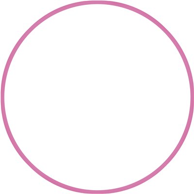 Χούλα-Χουπ HQ 60cm - Φ19mm - 230gr, Ροζ