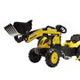 Ποδοκίνητο Όχημα Komatsu με Εκσκαφέα &amp Καρότσα Κίτρινο με Ήχο 71x42x53 cm