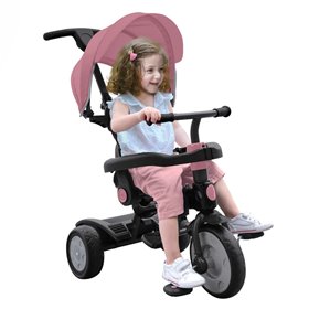 Ποδήλατο Τρίκυκλο 4 Σε 1 Ροζ Γκρι