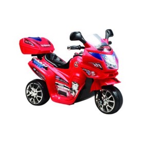 Ηλεκτροκίνητη Αγωνιστική Μηχανή Κόκκινη 6V με Ήχο 