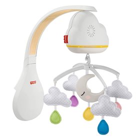 Κρεμαστό Περιστρεφόμενο Ονειρεμένα Συννεφάκια με Αισθητήρα Κλάματος - Fisher Price