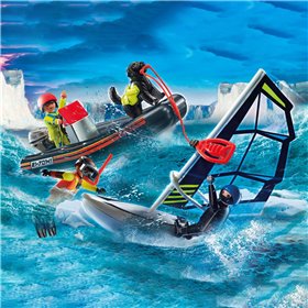 Playmobil Διάσωση Ιστιοφόρου με Φουσκωτό Σκάφος