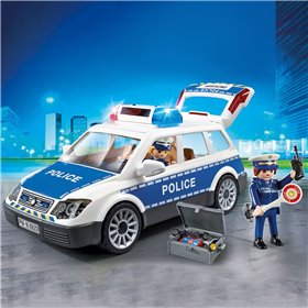 Playmobil Περιπολικό με Φάρο &amp Σειρήνα