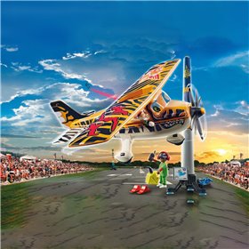 Playmobil Air Stuntshow Ακροβατικό Αεροπλάνο Τίγρης