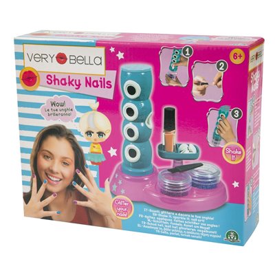 Nery Bella Studio Νυχιών Shaky Nails - Giochi Preziosi