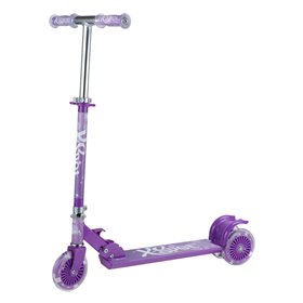 Scooter Αλουμινίου Μωβ Λιλά με Φως LED