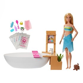 BARBIE Wellness Τζακούζι με Κούκλα - Mattel