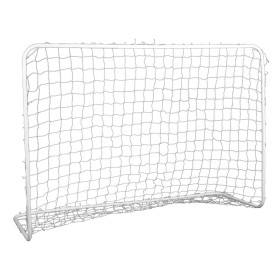 Τέρμα Ποδοσφαίρου Μεταλλικό  Λευκό 182x61x122 cm