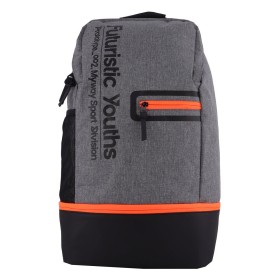 Σακίδιο Αθλητικό Γκρι Πορτοκαλί 