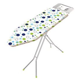 Σιδερώστρα Μεταλλική Μπλε Πράσινο Πουά 105x30x90