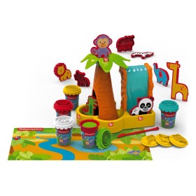 Σετ Πλαστελίνες DOH 5 Χρώματα Ζούγκλα - Fisher Price 