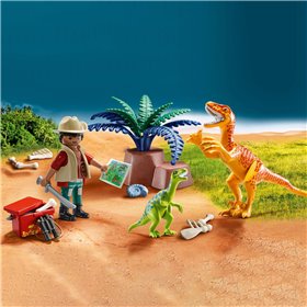 Playmobil Maxi Βαλιτσάκι Εξερευνητής &amp Δεινόσαυροι