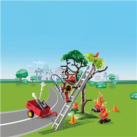 Playmobil Duck on Call Επιχείρηση Πυροσβεστικής: Διάσωση Γάτας  Playmobil Duck on Call Επιχείρηση Πυροσβεστικής: Διάσωση Γάτας