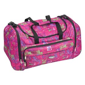 Σακ Βουαγιάζ Ταξιδίου Ροζ με Γράμματα