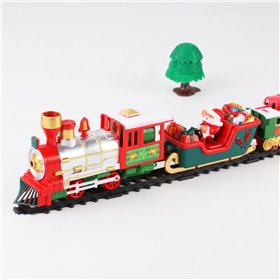 Παιχνίδι Τρένο Χριστουγεννιάτικο με Μουσική - 22 τμχ.