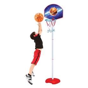 Μπασκέτα Πλαστική με Σταντ 1.55 m & Μπάλα Μπασκέτα Πλαστική με Σταντ 1.55 m & Μπάλα