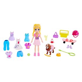 POLLY POCKET Κούκλα με Ρούχα Αξεσουάρ &amp Φίλοι Διάφορα Σχέδια - Mattel 