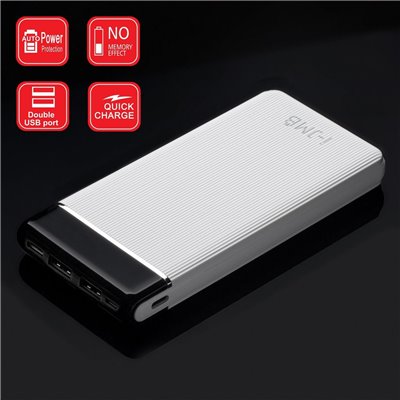 Power Bank 10000mAh Οθόνη LED Διπλή Θύρα USB