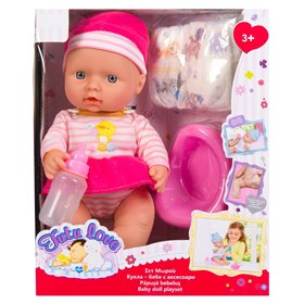Κούκλα Μωρό με Αξεσουάρ - 4 τμχ.