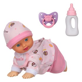 Κούκλα Μωράκι που Μπουσουλάει με Μπιμπερό &amp Πιπίλα 24cm
