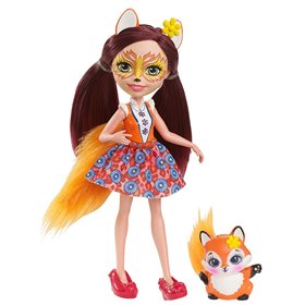 Κούκλα ENCHANTIMALS με Ζωάκι - Mattel