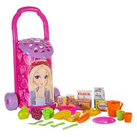 Καρότσι Λαϊκής Φούξια Μωβ