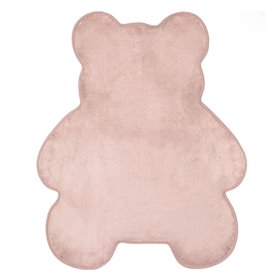 Χαλάκι Διακοσμητικό Γούνινο Μπεζ Αρκουδάκι 90x110 cm