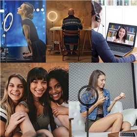 Δαχτυλίδι 128 LED Ring Light με Τρίποδο