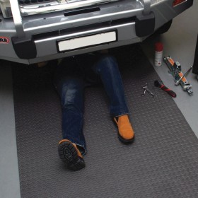 Τάπητας Πλαστικός Γκρι 190x90 cm Τάπητας Πλαστικός Γκρι 190x90 cm