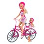 Κούκλα με Ποδήλατο Κοριτσάκι &amp Σκυλάκι