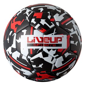 Μπάλα Ποδοσφαίρου Μαύρο Κόκκινο LiveUp Νο.5