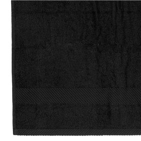 Πετσέτα Μπάνιου Βαμβακερή Μαύρη 70x140 cm
