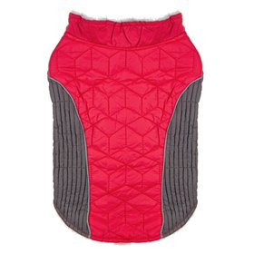 Μπουφάν Κατοικίδιου Κόκκινο Γκρι Μπουφάν Κατοικίδιου Κόκκινο Γκρι