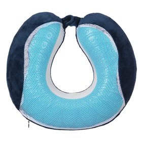 Μαξιλάρι Ταξιδίου Ανατομικό με Memory Foam & Cooling Gel Μπλε 27cm Μαξιλάρι Ταξιδίου Ανατομικό με Memory Foam & Cooling Gel Μπλε 27cm