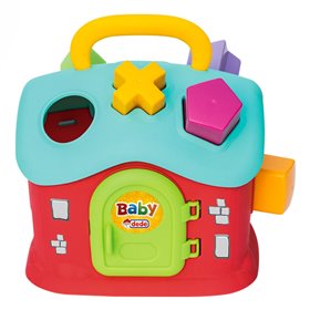 Τρυποπαίχνιδο Βρεφικό Σπιτάκι Πολύχρωμο