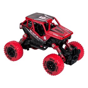 Όχημα Off Road Μαύρο Κόκκινο με Ήχο &amp Φως