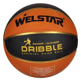 Μπάλα Μπάσκετ Μαύρο Πορτοκαλί Νo.7