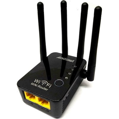 Andowl Q-A45 WiFi Extender Single Band (2.4GHz) 300Mbps με 2 Θύρες Ethernet