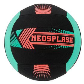 Μπάλα Παραλίας Neoprene  Μαύρο Κόκκινο Τιρκουάζ Νο.5